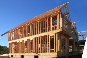 What size timber is used for house framing?