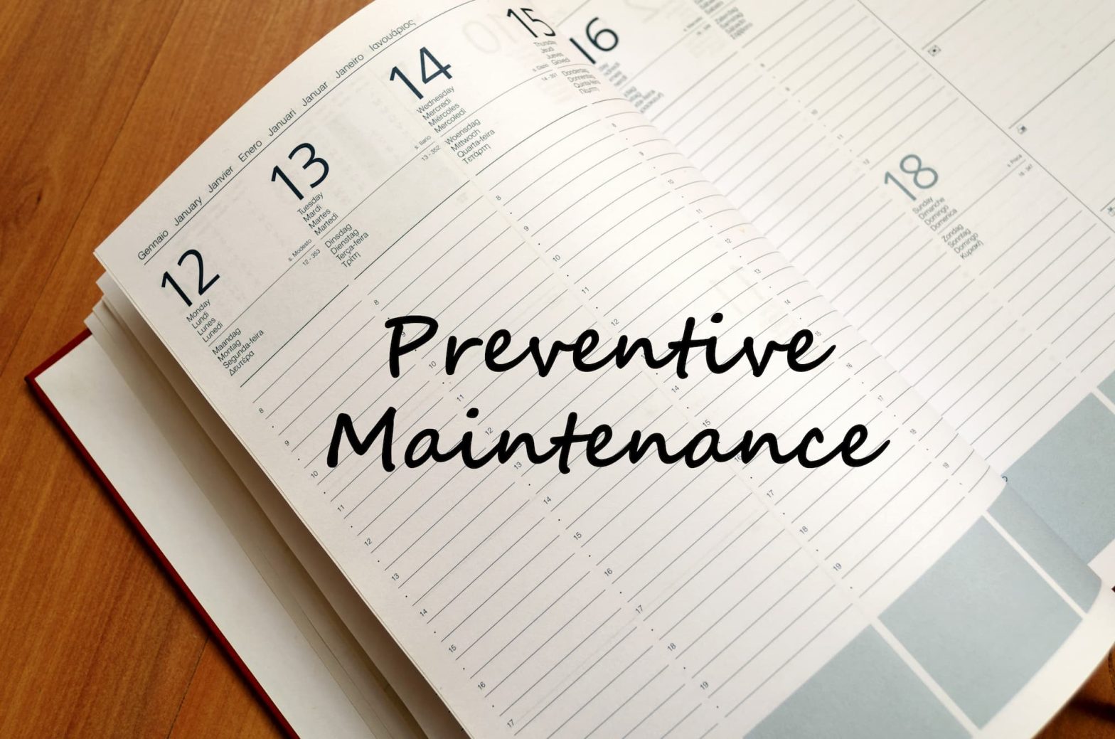 How important is a preventive maintenance checklist?