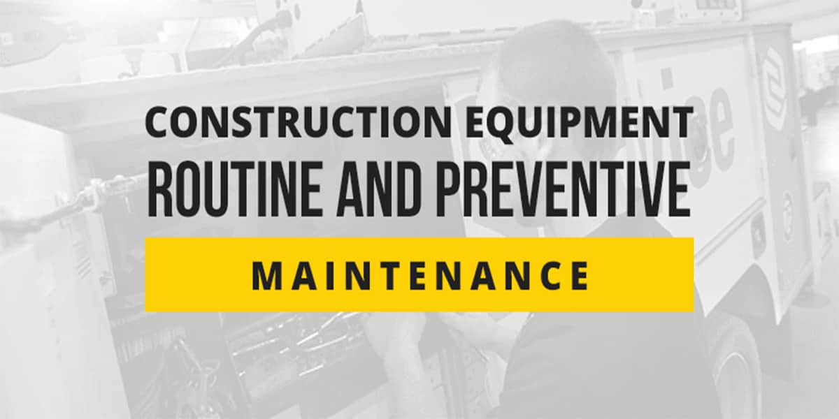 What is an example of preventive maintenance?